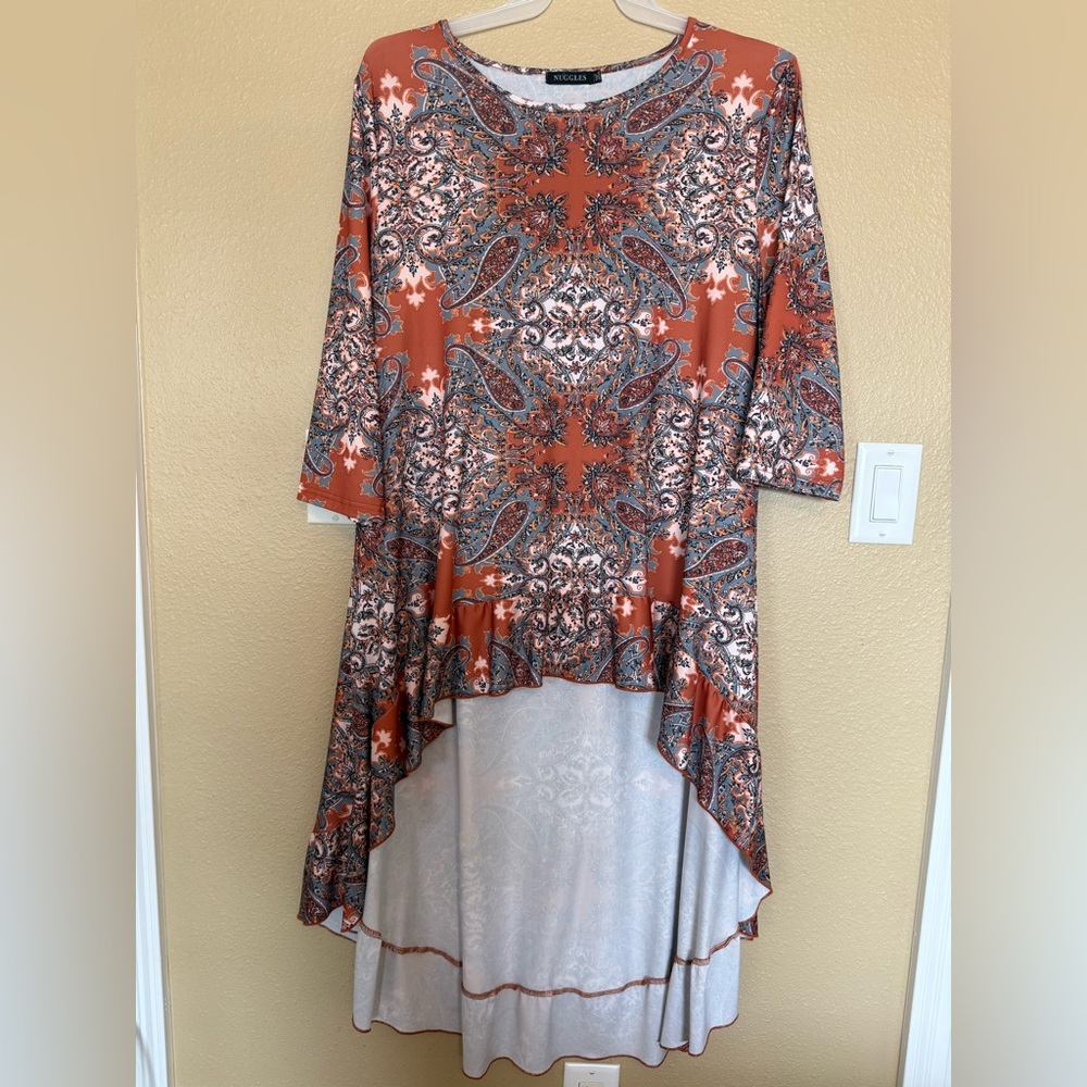 Nuggles Paisley High-Low Dress